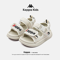 Kappa 卡帕 儿童运动凉鞋软底夏涉水鞋 米色