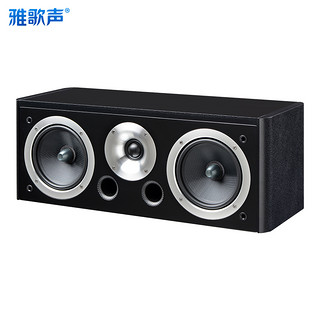 ACCUSOUND 雅歌声 5寸中置音箱挂壁式发烧级中置音响无源5.1家庭影院木质家用环绕音响 黑色