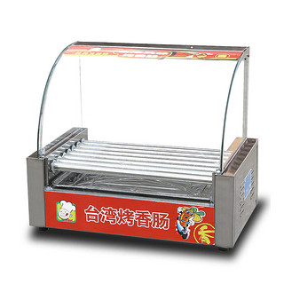 SPTA烤肠机 热狗机 商用小吃店全自动台式烤火腿肠机11棍烤肠机