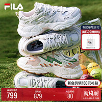 FILA 斐乐 杨幂同款FILA 斐乐女鞋老爹鞋运动鞋2024夏蕨草鞋休闲鞋