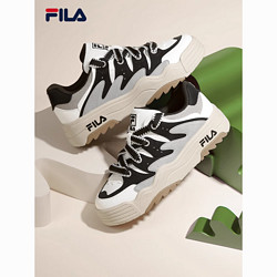 FILA 斐乐 女鞋板鞋面包厚底鞋增高复古时尚休闲鞋