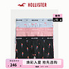 HOLLISTER24春夏3条装中长款紧身四角内裤 男 356557-1 蓝色 - 粉色 - 黑色 XL (180/98A)