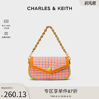 CHARLES & KEITH CHARLES&KEITH;春夏女包CK2-80781789女士链条手提包斜挎包