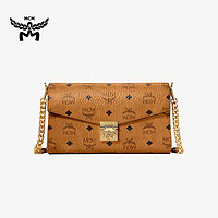 MCM TRACY女士干邑色中号链条包信封包(链条配皮) MWRAAME01CO001