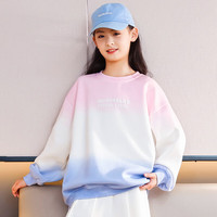 优优1点(Yoyo one)女童春装套装2024大童春季时髦洋气卫衣儿童春秋炸街女孩休闲 4891渐变 160cm