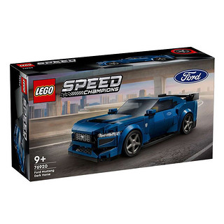 百亿补贴：LEGO 乐高 超级赛车系列 76920 福特 Mustang Dark Horse 跑车 积木模型