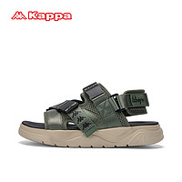 卡帕（Kappa）丛林狮子运动凉鞋夏季高级感外穿防滑休闲沙滩鞋 苜蓿绿 44 