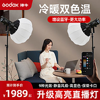 Godox 神牛 SL150IIIBi三代双色温LED补光灯摄影灯室内直播柔光灯打光灯