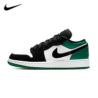 NIKE 耐克 Air Jordan 1 Low AJ1 GS黑绿脚趾复古低帮休闲篮球鞋 553560-113 36