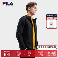 FILA 斐乐 黄景瑜同款丨FILA斐乐官方男士轻薄外套2024夏季新款休闲连帽夹克