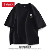 Baleno 班尼路 t恤男春夏季纯棉透气潮流圆领宽松上衣短袖男士休闲风显瘦打底衫