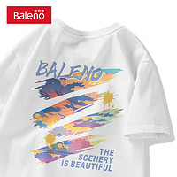 Baleno 班尼路 短袖男夏季美式潮牌休闲百搭上衣t恤宽松半袖汗衫