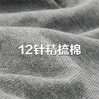佐丹奴针织衫男装精梳纯棉毛织拼色插肩圆领套头针织衫 13053762
