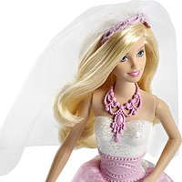 芭比娃娃之美丽新娘社交互动玩具公主过家家角色扮演
