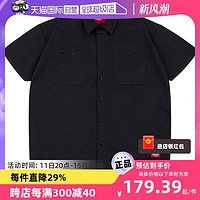 Dickies 帝客 工装风短袖衬衫字母印花休闲男女衬衫 DK007331