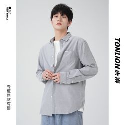 当前位置:>首页>服饰鞋包>男装>男上装>男士衬衫>tonlion/唐狮男士