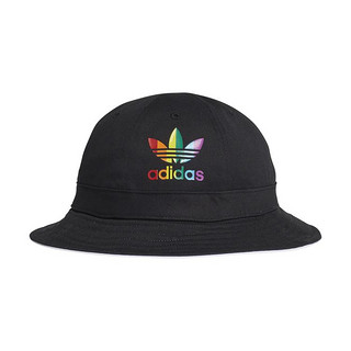 adidas ORIGINALS BUCKET HAT 双面可带运动休闲防晒时 男女帽子渔夫帽