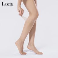 LASETA 兰妲 中筒丝袜夏季超薄款韩版隐形长筒袜肉色无痕半截小腿短袜子女