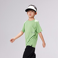 88VIP：EBAER 一贝皇城 儿童短袖T恤运动速干衣2024夏季男童女童防晒凉感上衣潮