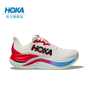 HOKA ONE ONE男女款夏季运动跑步鞋SKYWARD X 透气防滑耐磨 香槟白/幻影蓝-男 40