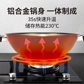 美亚（MEYER）酷乐系列炒锅 家用炒菜锅双耳煎炒多用轻油烟不锈钢盖 洗碗机可用 酷乐带盖【洗碗机可用】 40cm