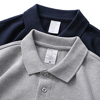 NASAR-FARM 240g重磅纯棉翻领polo衫短袖男夏季宽松美式复古商务纯色打底衫