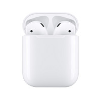 Apple 苹果 AirPods2代苹果无线蓝牙耳机二代 支持苹果手机/ipad/air3 AirPods2【有线充电版