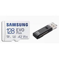 SAMSUNG 三星 EVO Plus系列 Micro-SD存储卡 128GB（UHS-I、V30、U3、A2）