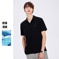 杰克琼斯 夏季商务休闲百搭翻领POLO-SHIRT短袖T恤上衣潮男装