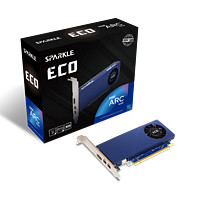 SPARKLE 撼与 Intel Arc A310 ECO 单槽单风扇 4GD6 独立显卡 4GB