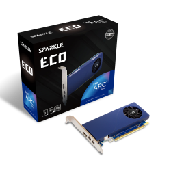 SPARKLE 撼与 Intel Arc A310 ECO 单槽单风扇 4GD6 独立显卡 4GB