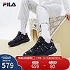 FILA 斐乐TREK满天星老爹鞋男鞋休闲鞋时尚复古运动鞋跑鞋 F12M211129FCB-鱼子灰/黑 39