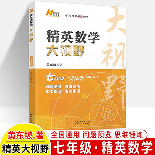 2023精英大视野数学七八年级物理九化学中考刻意练初中解题技巧黄东坡学科新方法 （2023版）七年级数学