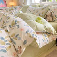 兰芮 新疆棉100%纯棉印花全棉四件套  200*230cm