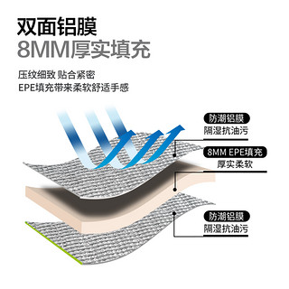 牧高笛 铝箔防潮垫户外露营多功能便携式折叠加厚地垫户外野餐垫