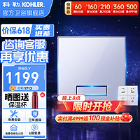 KOHLER 科勒 浴霸浴室灯多功能嵌入式集成吊顶三合一卫生间暖风机30842 30842T-G-0(石膏款)