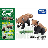 TAKARA TOMY 多美 TOMY多美小熊猫浣熊安利亚动物模型儿童仿真认知男玩具猫熊119494