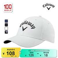 Callaway 卡拉威 高尔夫球帽男新品LIQUID职业男帽可调节运动帽