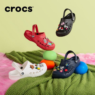 crocs 洞洞鞋贝雅男鞋女鞋轻便耐磨一脚蹬拖鞋休闲鞋|10126