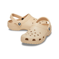 卡骆驰crocs王俊凯同款洞洞鞋男沙滩鞋户外包头拖鞋女鞋10001 暖卡其-2DS 35(210mm)