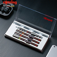 rOtring 红环 德国红环rotring可加墨水式绘图勾线手绘笔工程专业学生用0.1-0.8mm针笔针管笔套装绘图笔制图