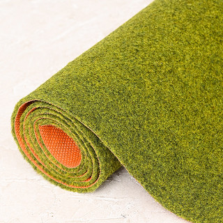 Smefy 苔藓地毯客厅茶几毯绿色门口脚垫厨房垫卧室床边毯地垫大面积全铺