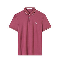 U.S. POLO ASSN. 春夏男士翻领套头薄款短袖上衣大众休闲柔软亲肤舒适透气男式T恤