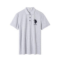 U.S. POLO ASSN. 春夏男士柔软亲肤舒适透气短袖上衣大众休闲时尚百搭polo衫