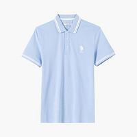 U.S. POLO ASSN. 春夏男士纯棉舒适百搭简约短袖上衣大众休闲亲肤透气polo衫