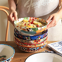 舍里 南瓜碗陶瓷汤碗家用网红螺蛳粉吃面碗餐具汤盆酸菜鱼碗