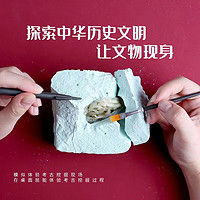 镘卡 考古挖掘儿童玩具 帝王国玺随机1款+工具套（彩盒）