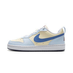 nike耐克女鞋新款court米黄蓝低帮复古板鞋休闲运动鞋fv8120141