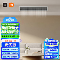 Xiaomi 小米 米家小米（MI）中央空调 风管机 3 匹 一级能效嵌入式空调智能互联变频冷暖空调XMGR-75FW/N1B1