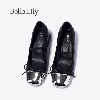  Bella Lily 羊皮 女士高跟鞋  黑色 36